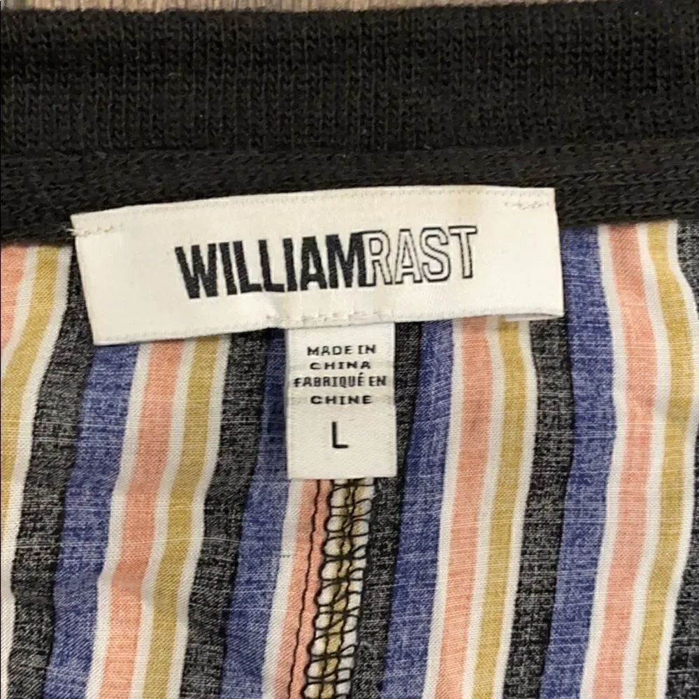 William Rast Sweater Blouse Back Tie Large